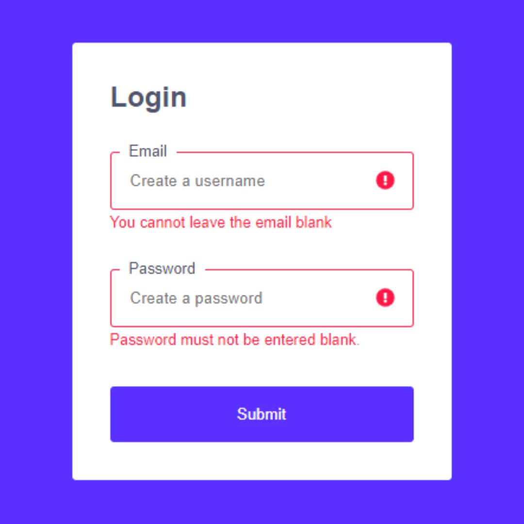 Create a Secure React JS Login Form with Validation (Source Code)